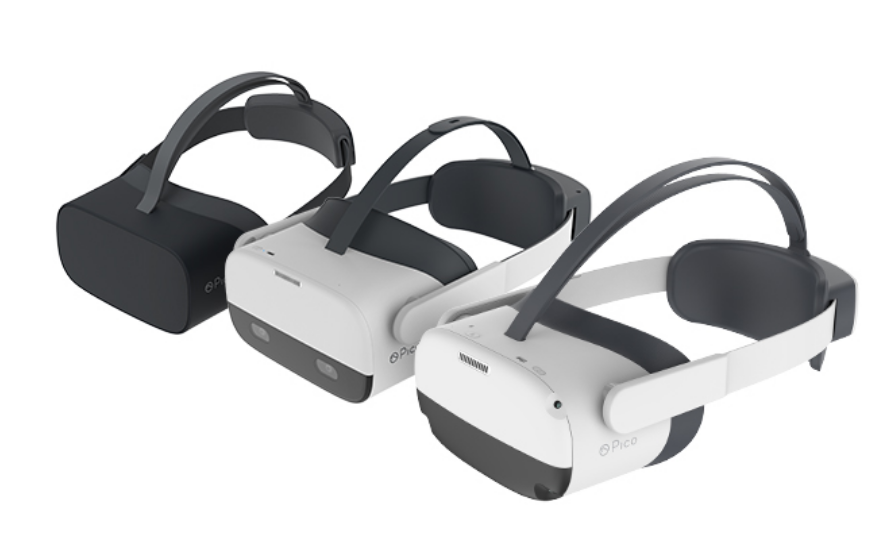 Three generations of pico vr headsets that support clearVR