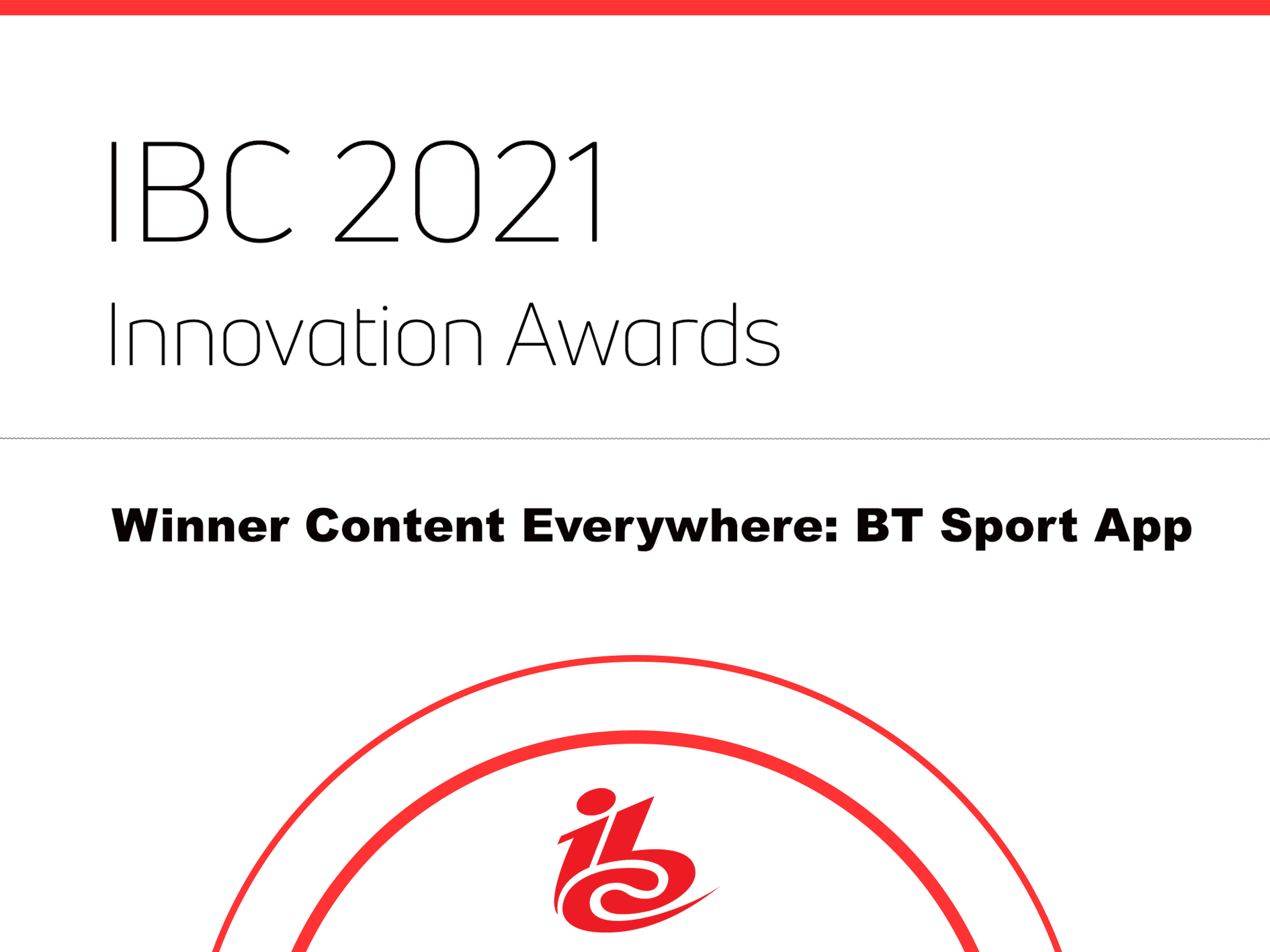 Content Everywhere IBC2021 Innovation Awards